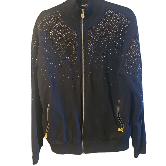 AVENUE GEORGE V PARIS Black Jacket Men's Size XL - NWOT